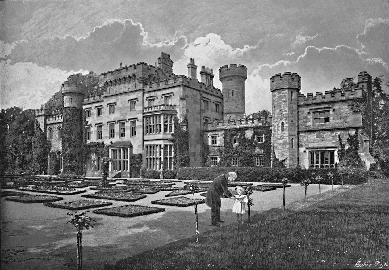 Hawarden kastély, 1896 alkotó: Catherall and Pritchard