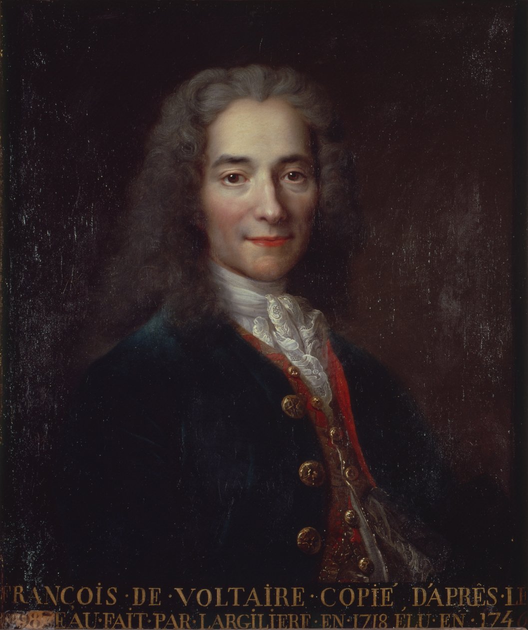 Voltaire portréja alkotó: Catherine Lusurier