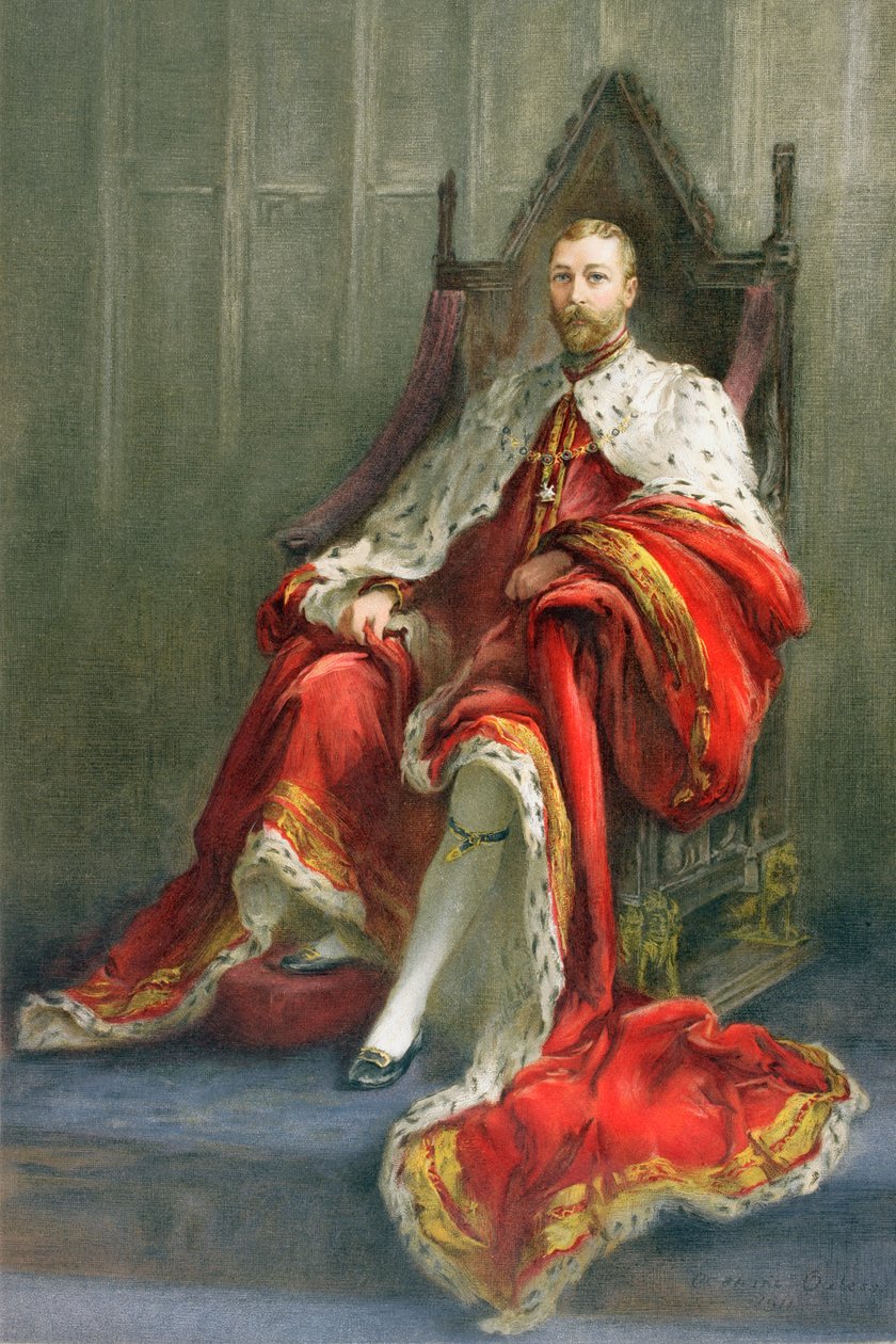 V. György, a The Illustrated London News-ból, 1911 alkotó: Catherine Ouless