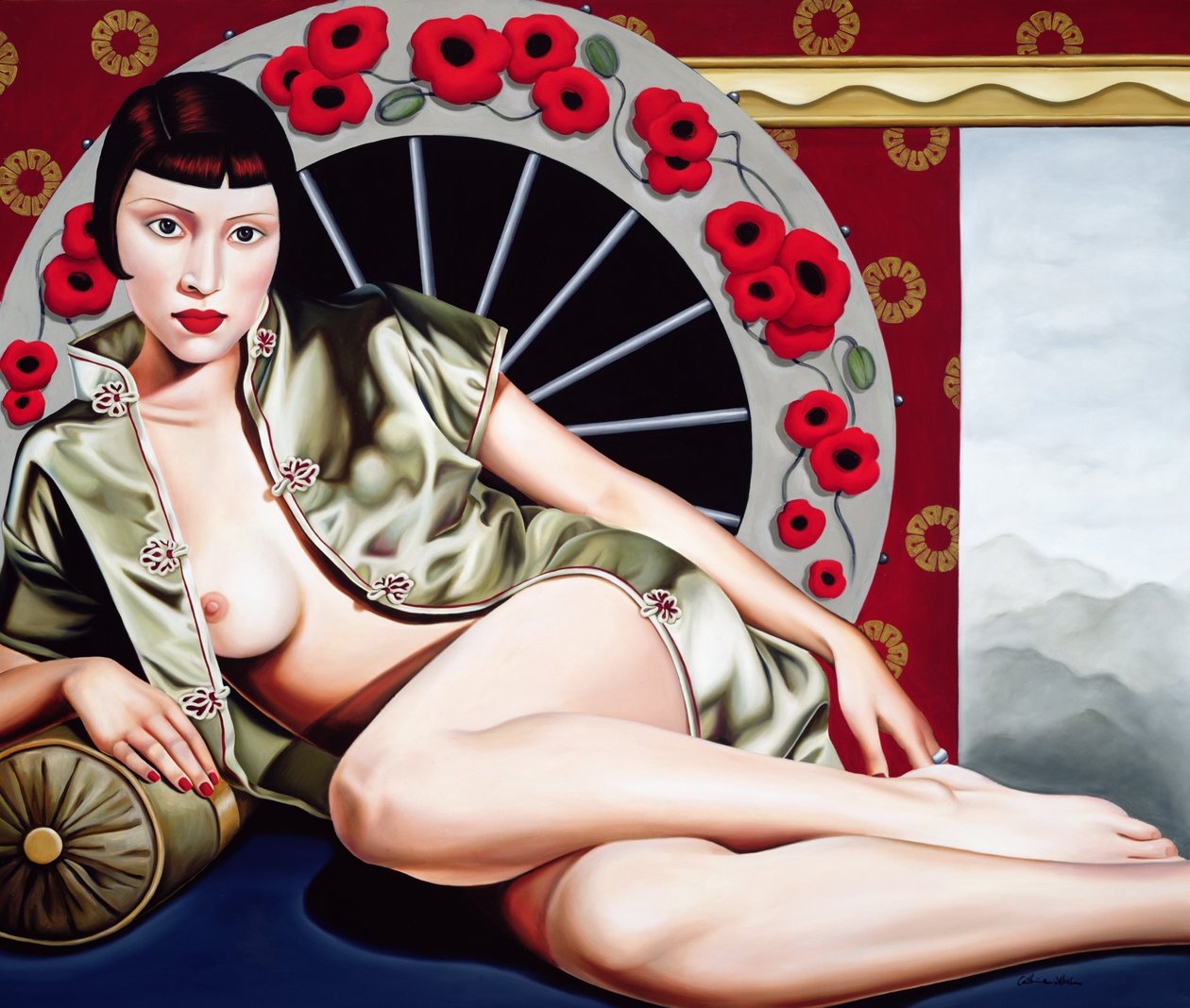 Arany Mák óra alkotó: Catherine Abel