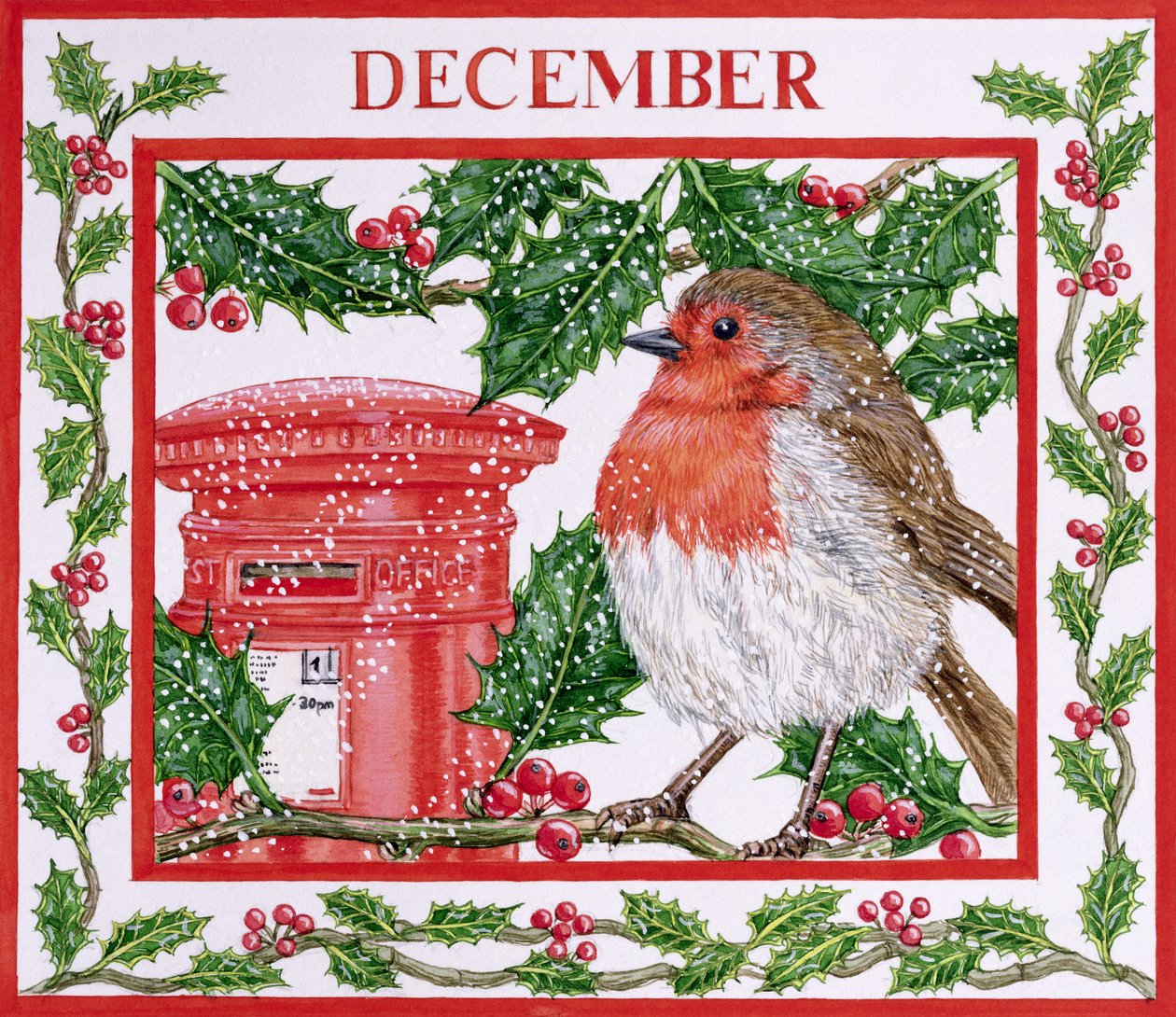 december (wc papíron) alkotó: Catherine Bradbury