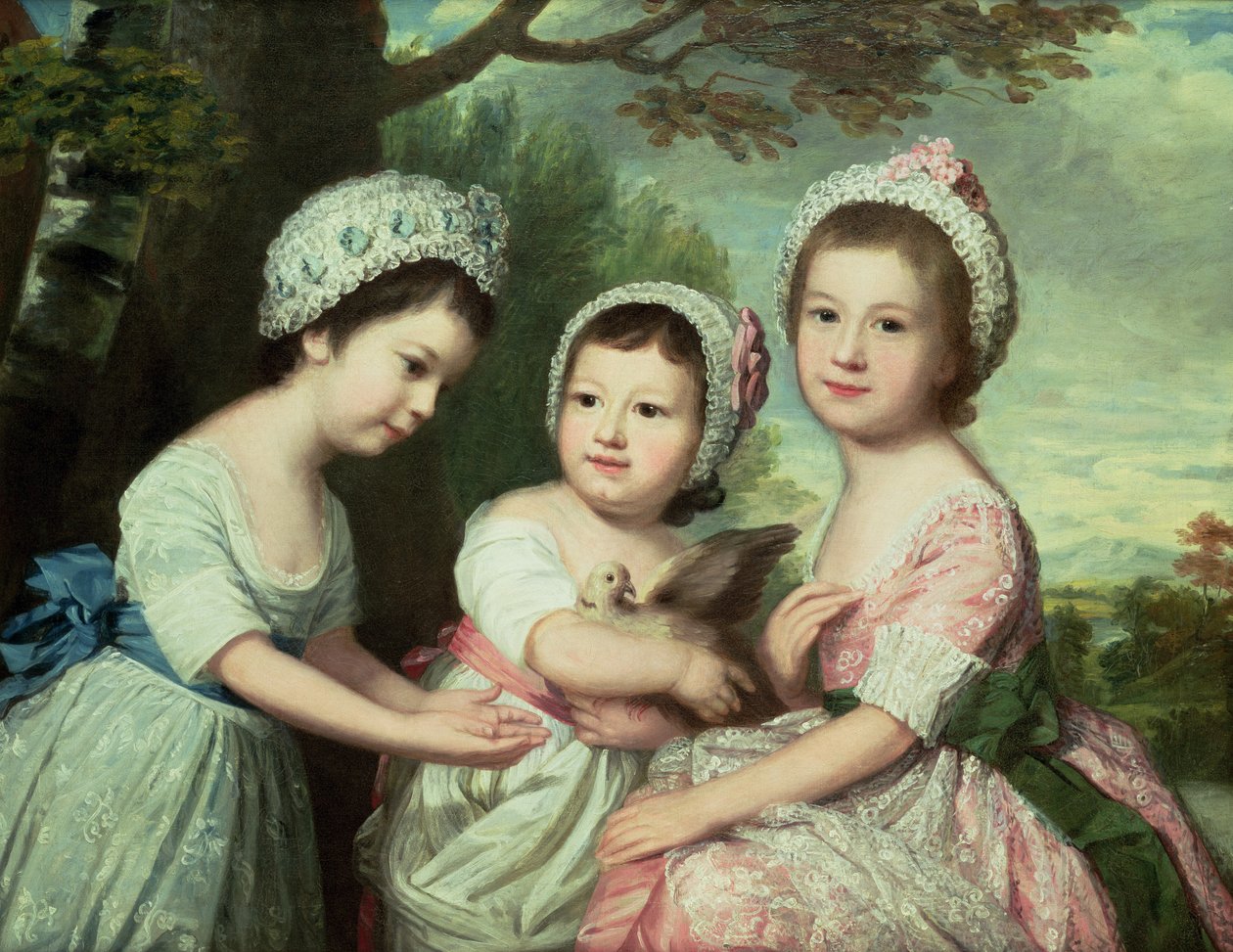 Caroline, Samuel Graeme és Catherine Marsh, 1770 körül alkotó: Catherine Read