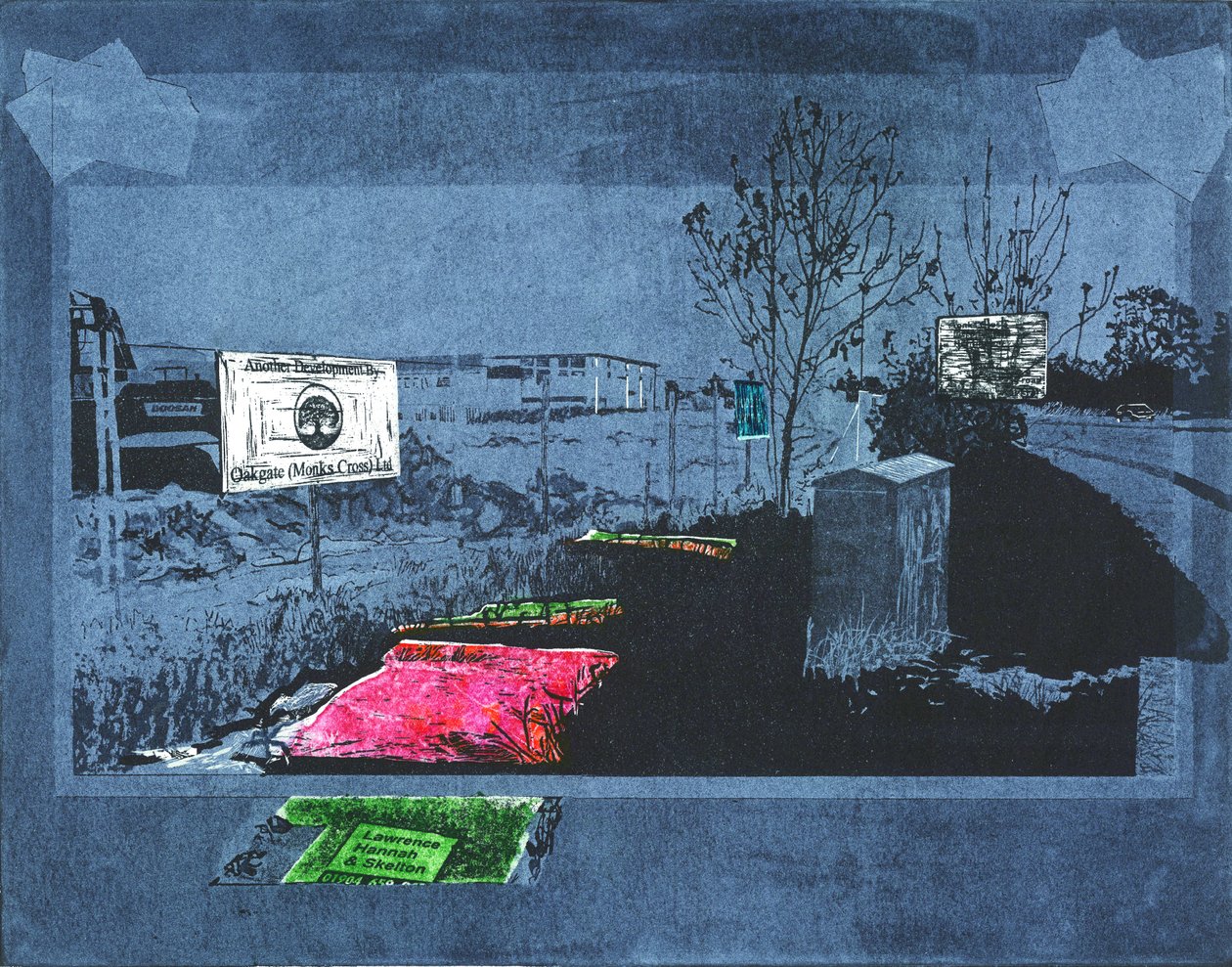 A színek légiója, 2015 (linómetszet és metszet) alkotó: Catherine Sutcliffe-Fuller