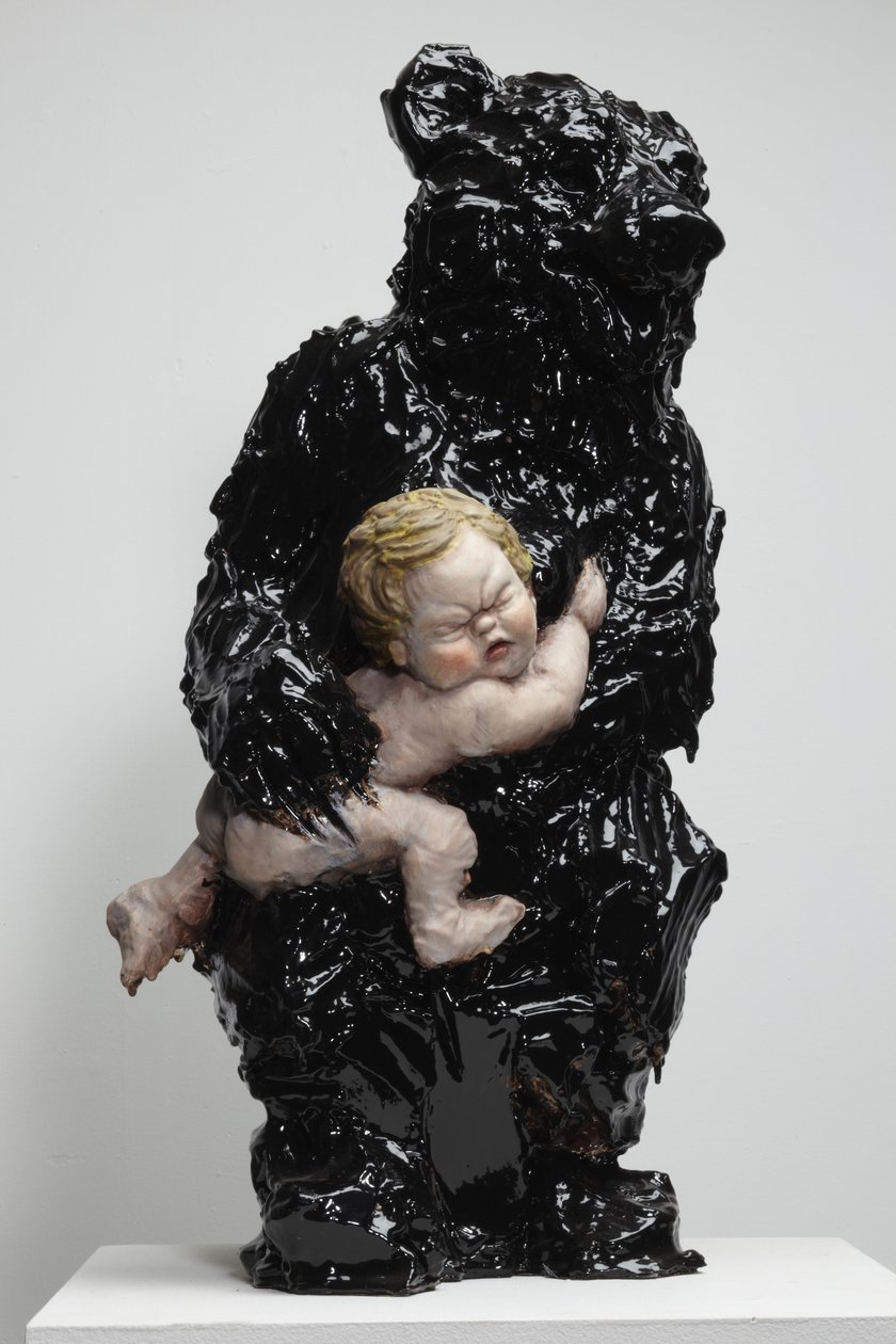 The Foundling, 2010 (jezmonit, festék) alkotó: Cathie Pilkington