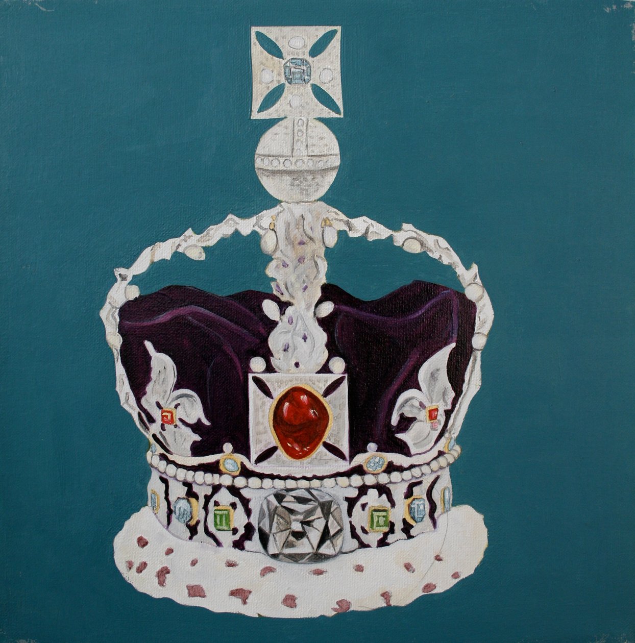 Crown Jewels 5, 2001 (olaj, vászon) alkotó: Cathy Lomax