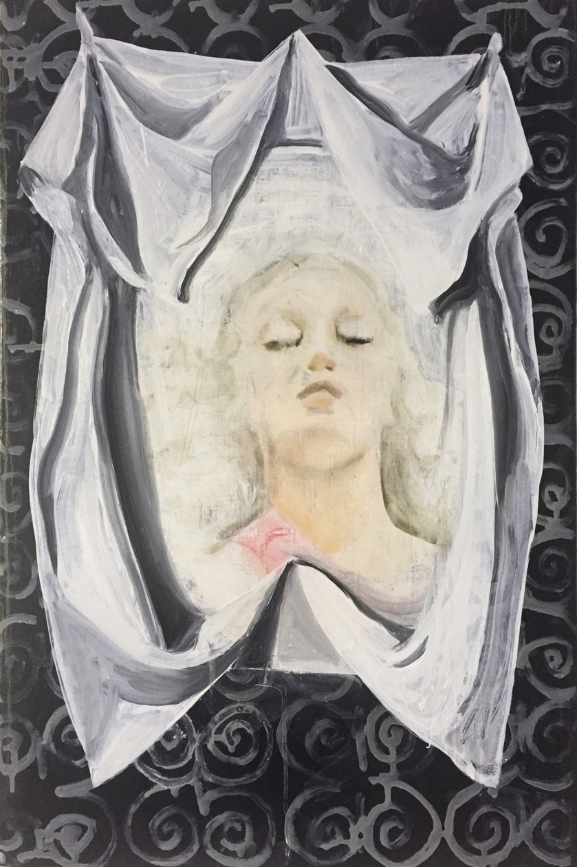 Lara Veronica, 2014-16 (olaj, vászon) alkotó: Cathy Lomax
