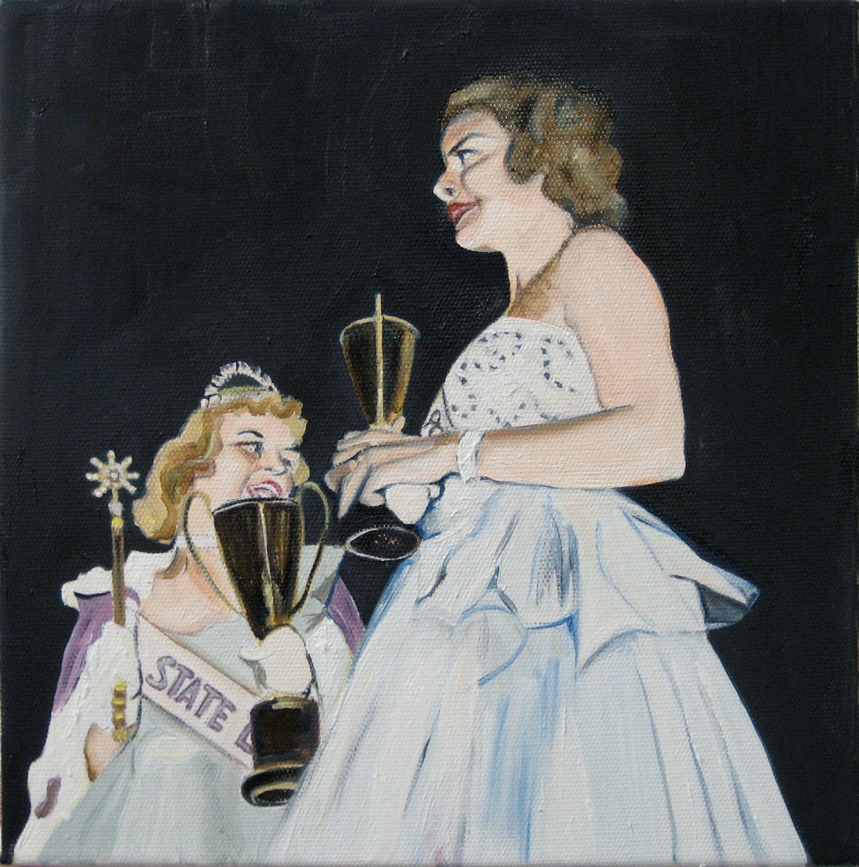 Valahol van egy angyal, 2007 (olaj, vászon) alkotó: Cathy Lomax