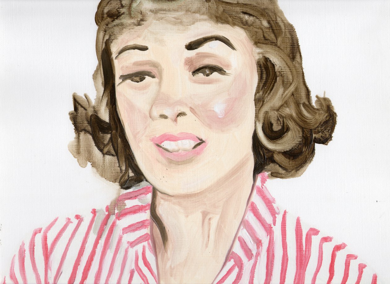 Stars in Stripes (JJ), 2015 (olaj, papír) alkotó: Cathy Lomax