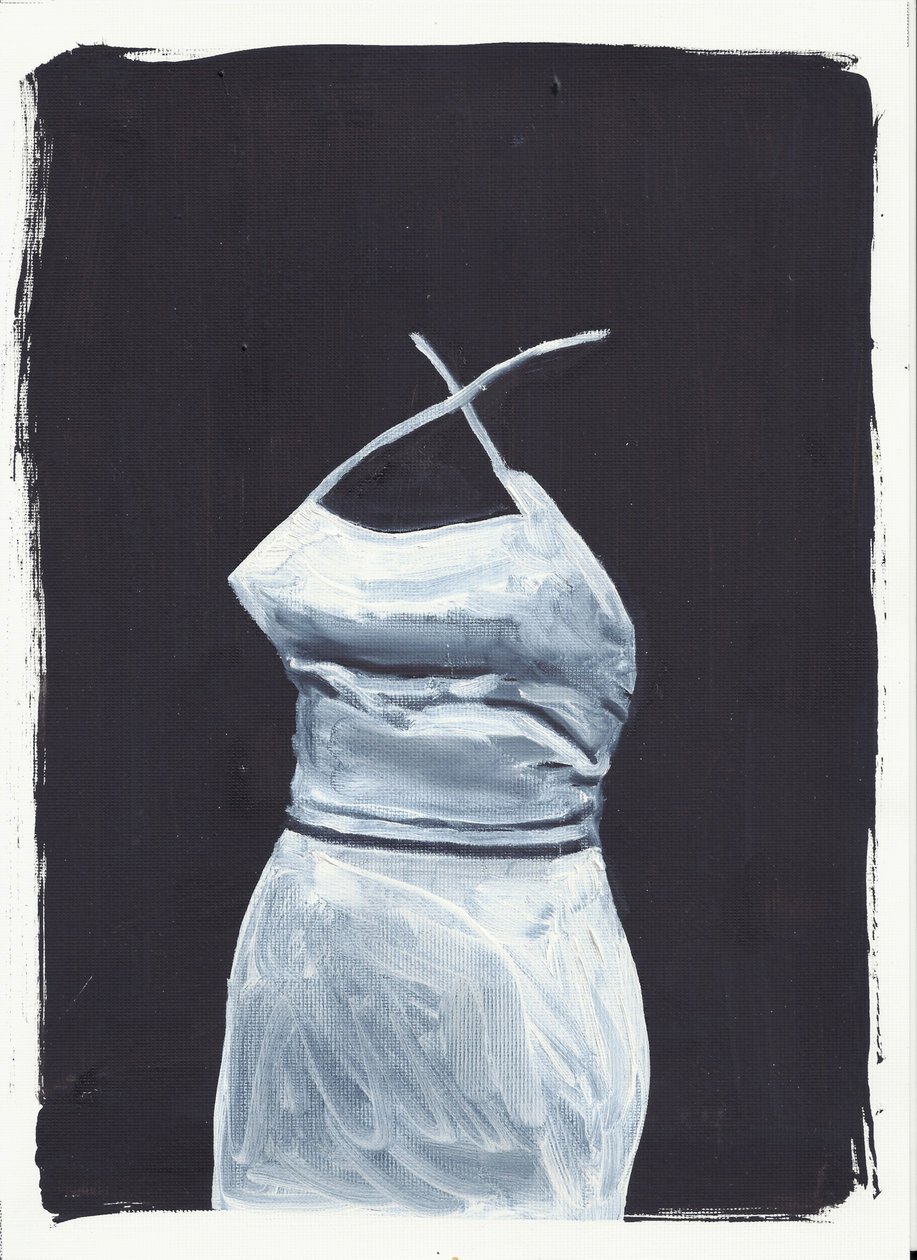 The Girl Upstairs 1, front, 2012 (olaj és akril, papír) alkotó: Cathy Lomax
