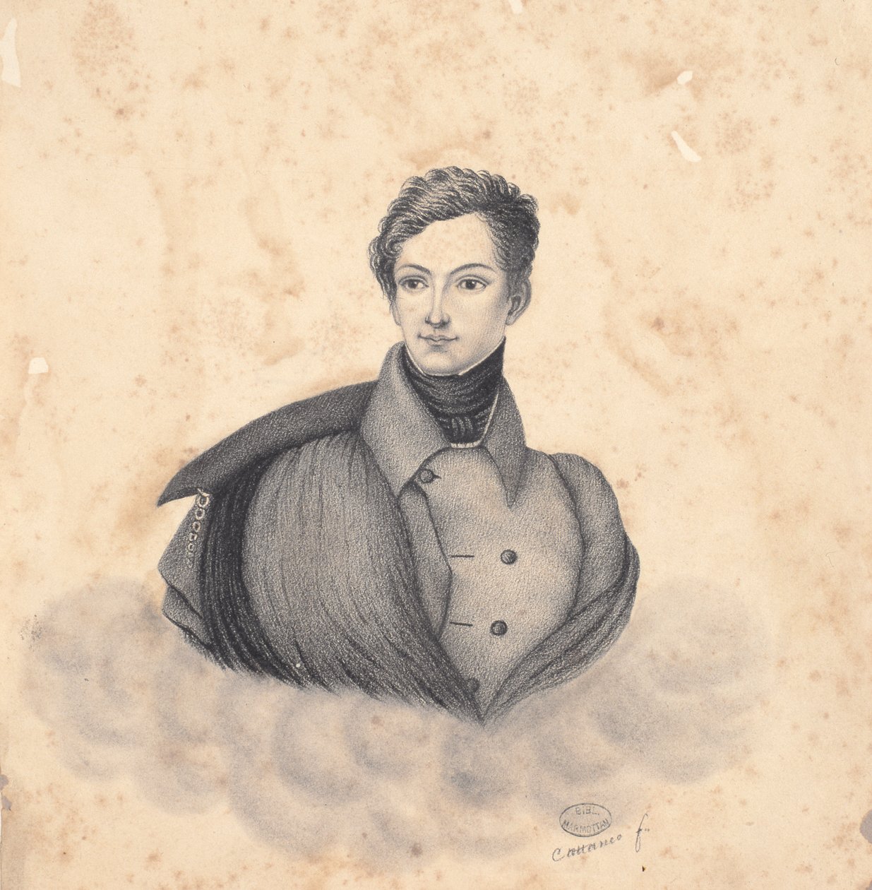 Frédéric (Fritz) Baciocchi portréja alkotó: Cattaneo