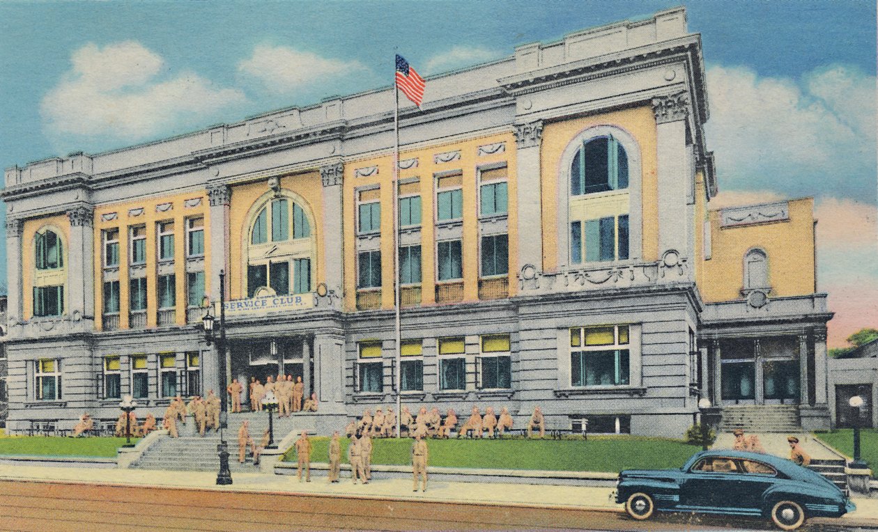 Szolgálati Klub, 1942 alkotó: Caufield and Shook
