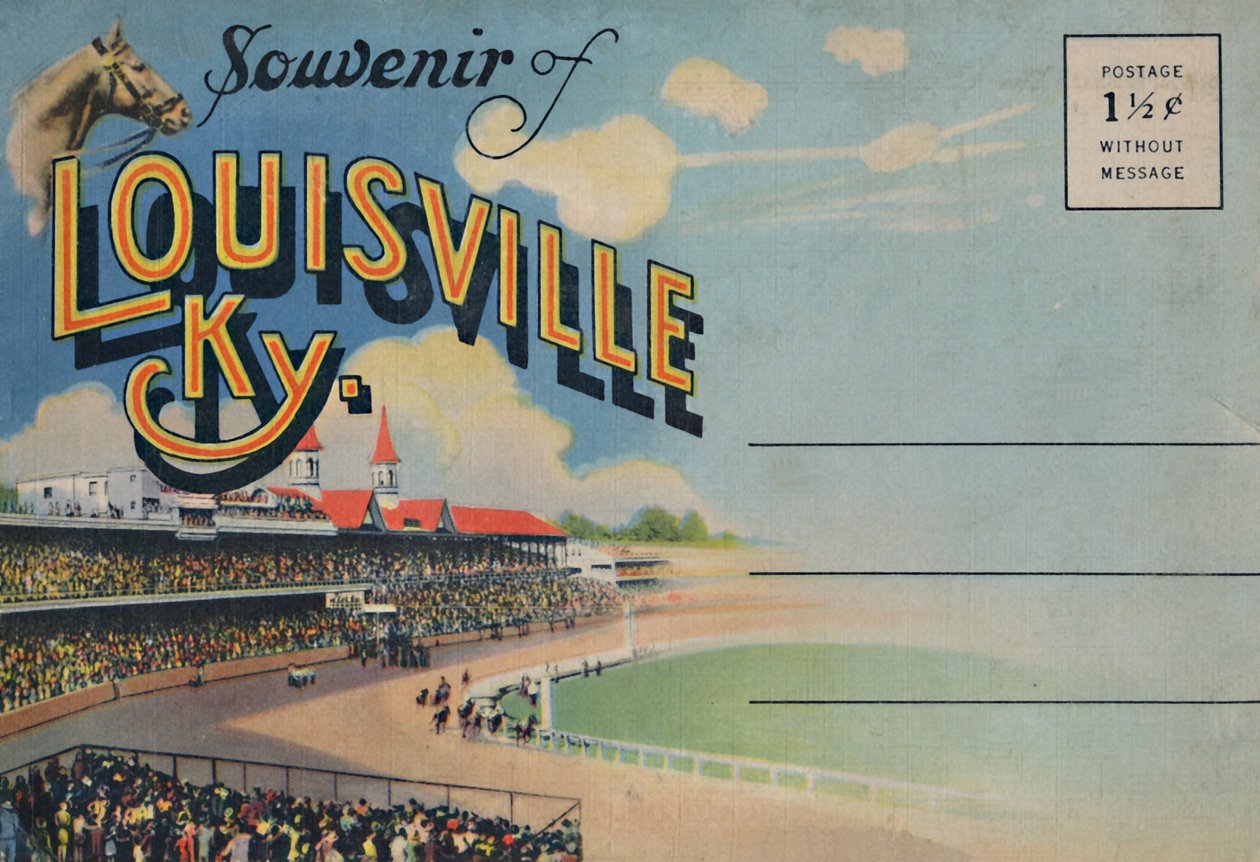 Louisville Ky. szuvenírje, 1942 alkotó: Caufield and Shook