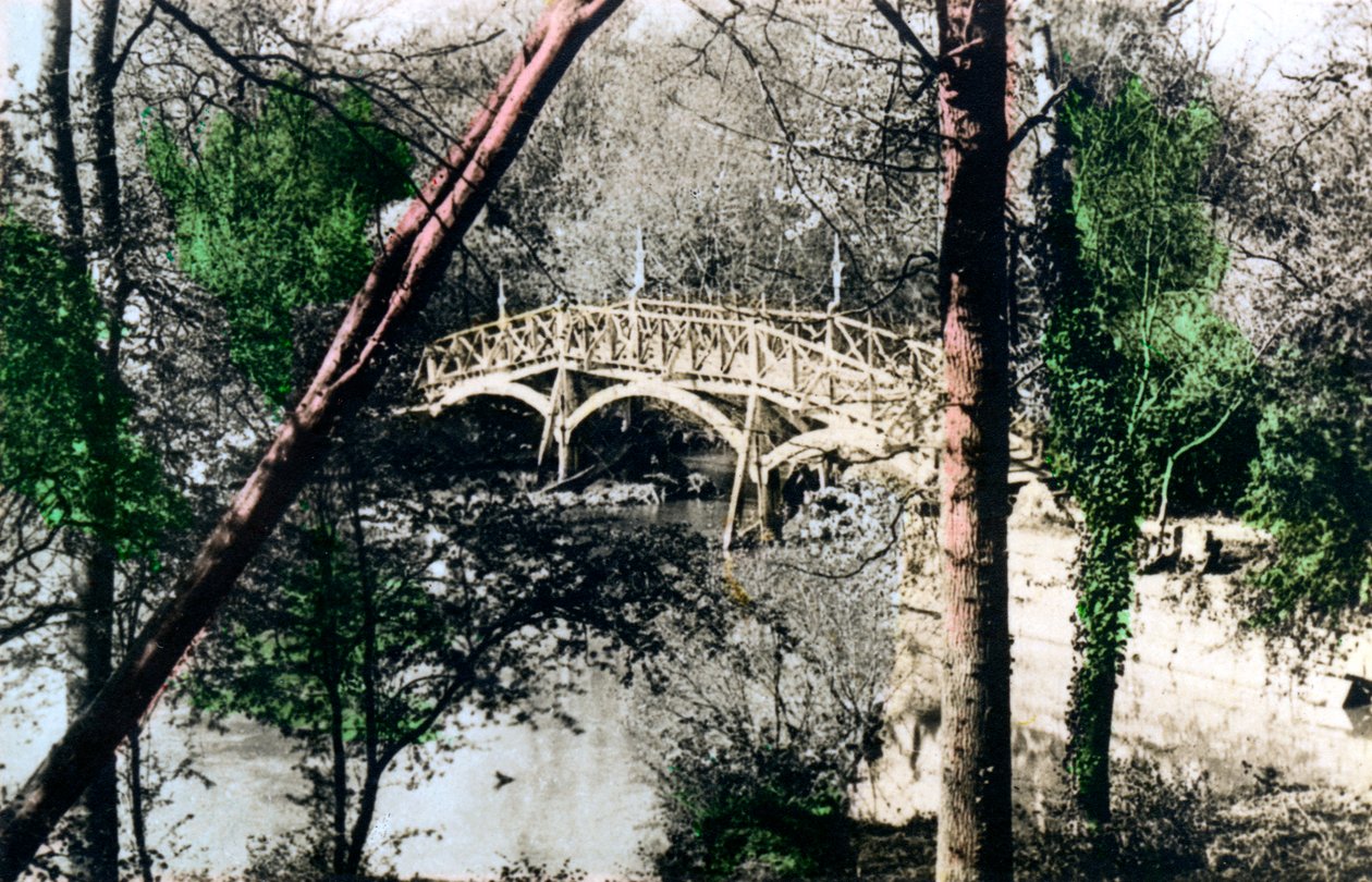 Híd a Temze folyón Nuneham Courtenay-ban, Oxfordshire, 1926. alkotó: Cavenders Ltd