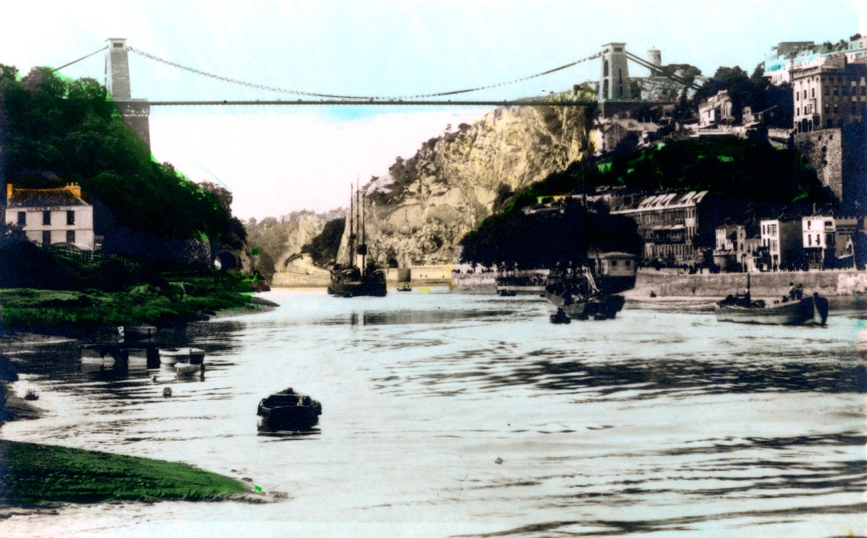 Clifton függőhíd, Bristol, 1926. alkotó: Cavenders Ltd