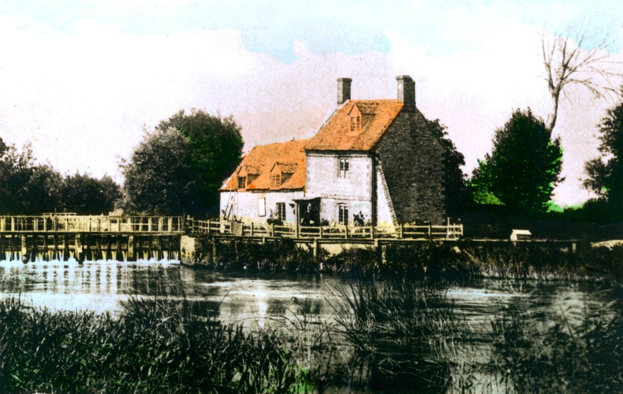 Rushey Weir, Temze, 1926. alkotó: Cavenders Ltd