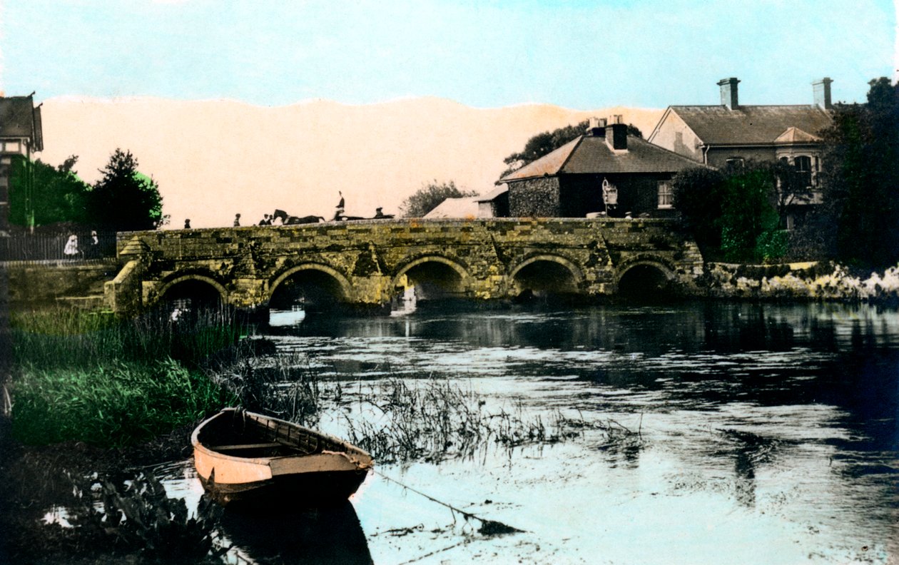 The Old Bridge, Christchurch, Dorset, 1926. alkotó: Cavenders Ltd