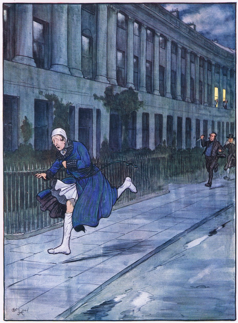 Mr. Winkle felkapaszkodott, és megtépte a félholdat alkotó: Cecil Charles Windsor Aldin