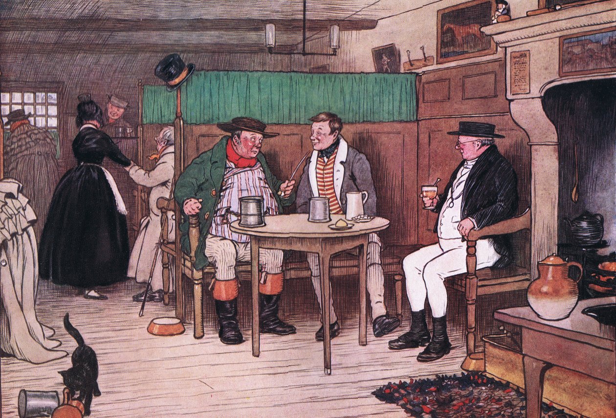 Vegyél példát apádról, fiam, és légy nagyon óvatos az özvegyekkel egész életedben. alkotó: Cecil Charles Windsor Aldin