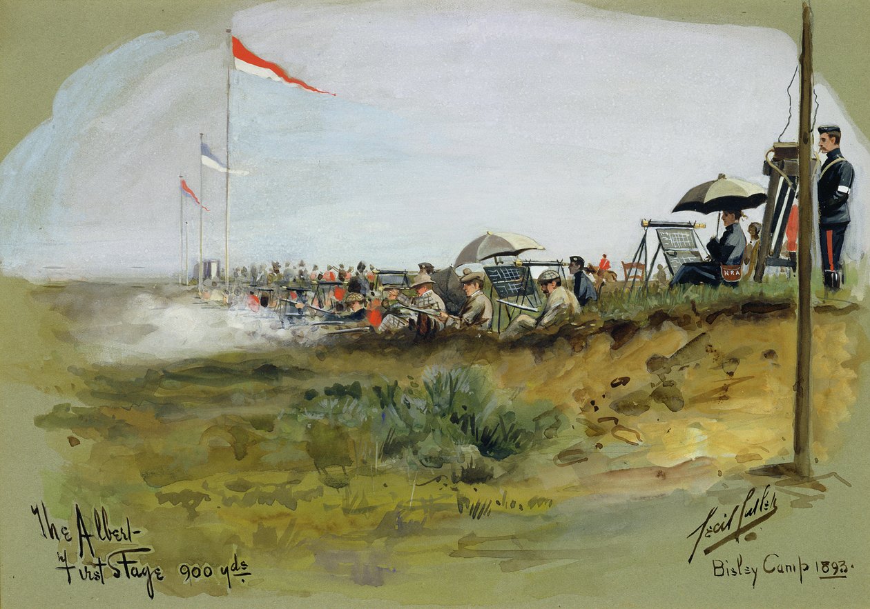 The Albert - Első szakasz, 900 yard, Bisley Camp, 1893 alkotó: Cecil Cutler