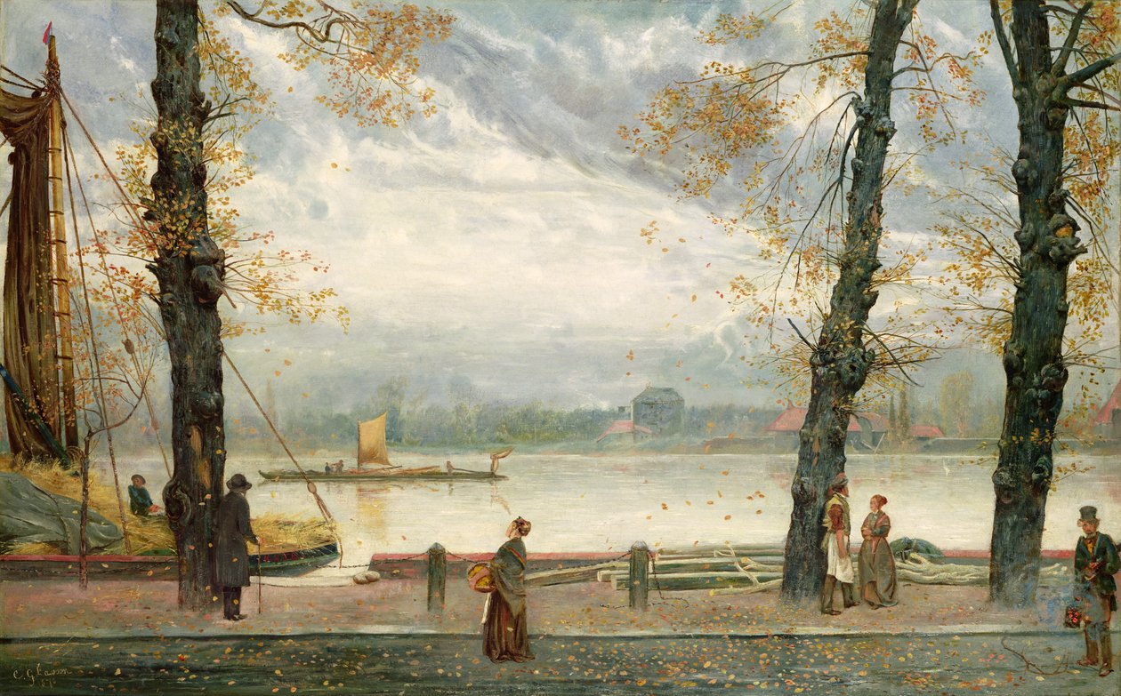 Cheyne Walk, 1870 alkotó: Cecil Gordon Lawson
