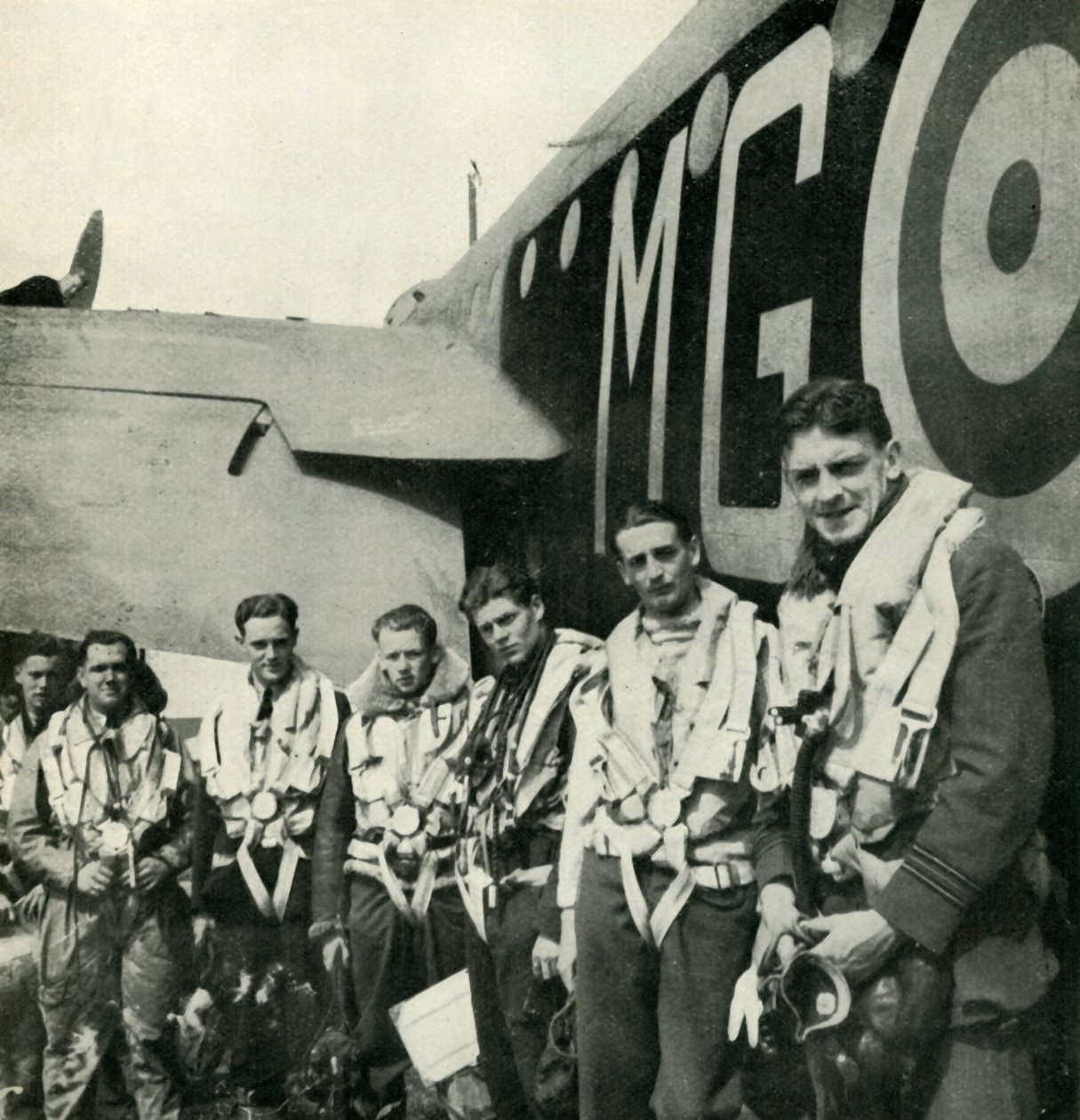 Bomber Crews, 1943. alkotó: Cecil Beaton