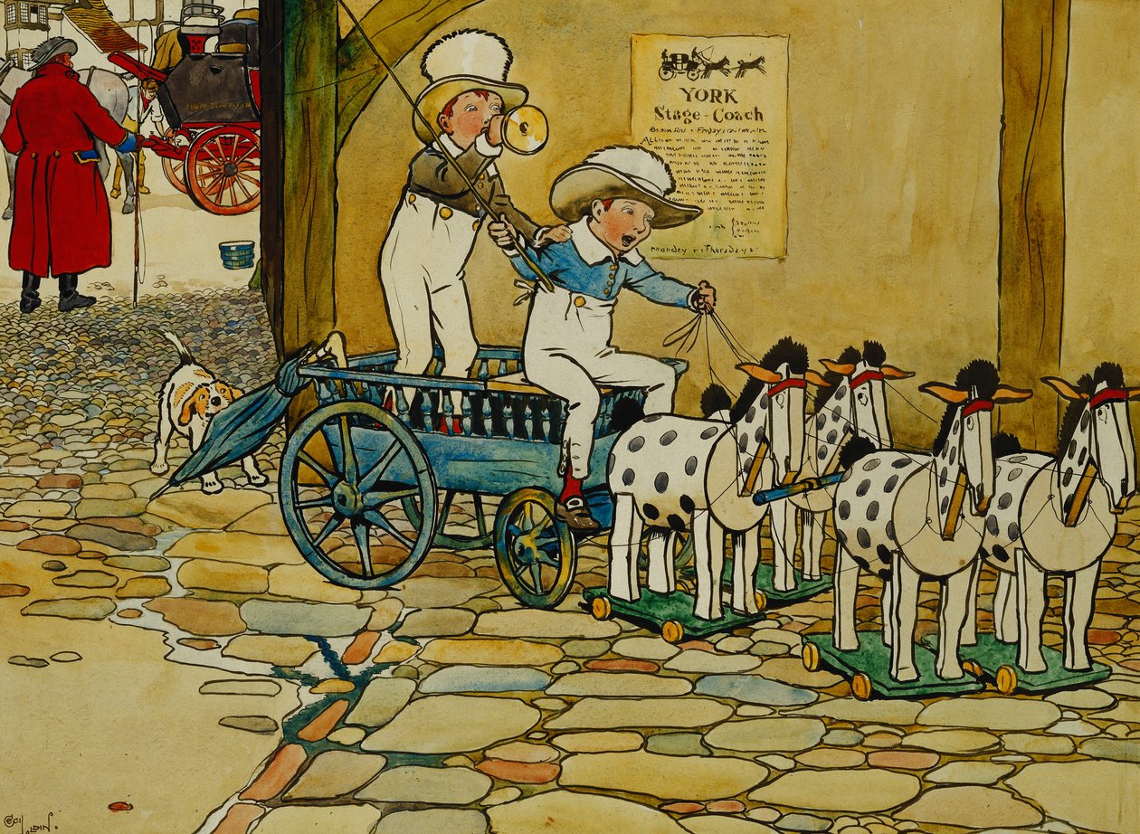 Chips Off The Old Block; A York színpadi edző, alkotó: Cecil Charles Windsor Aldin