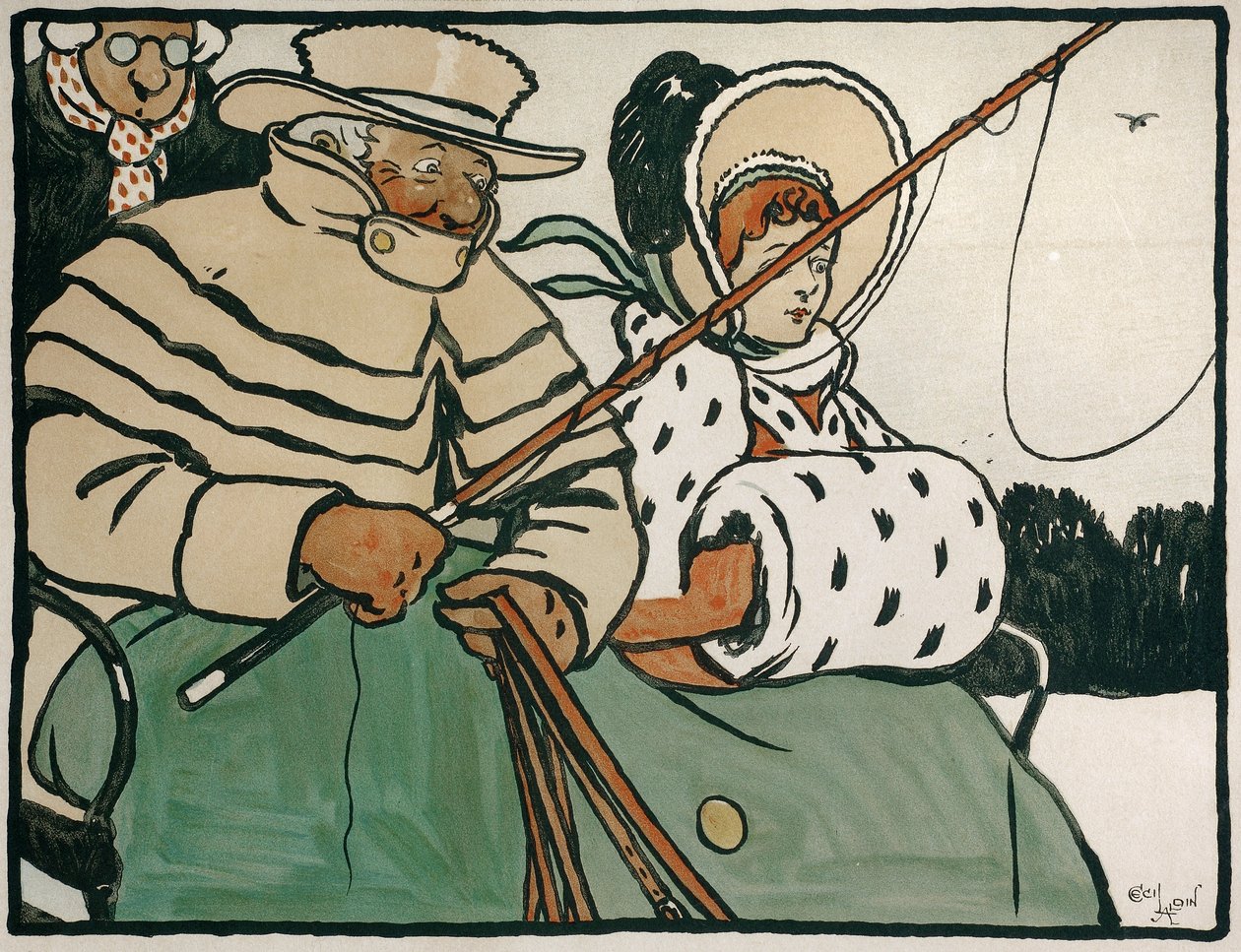 Régi angol sportok és játékok: Edzés alkotó: Cecil Charles Windsor Aldin
