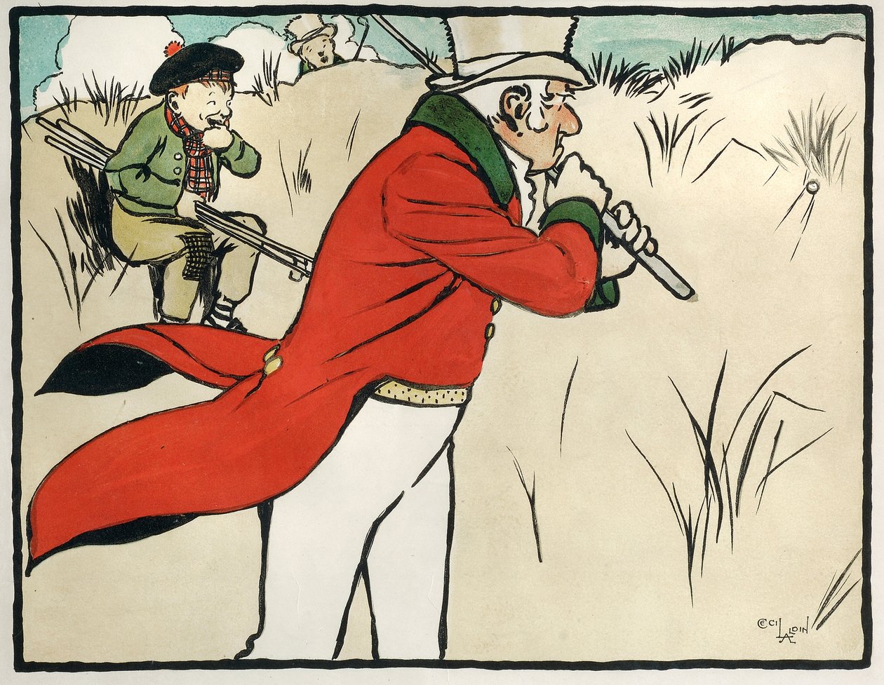Régi angol sportok és játékok: Golf alkotó: Cecil Charles Windsor Aldin