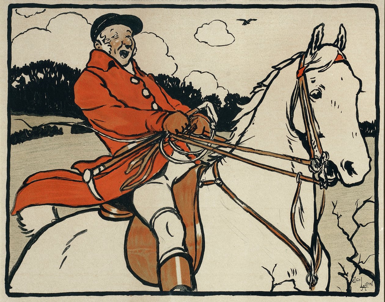 Régi angol sportok és játékok: Vadászat alkotó: Cecil Charles Windsor Aldin