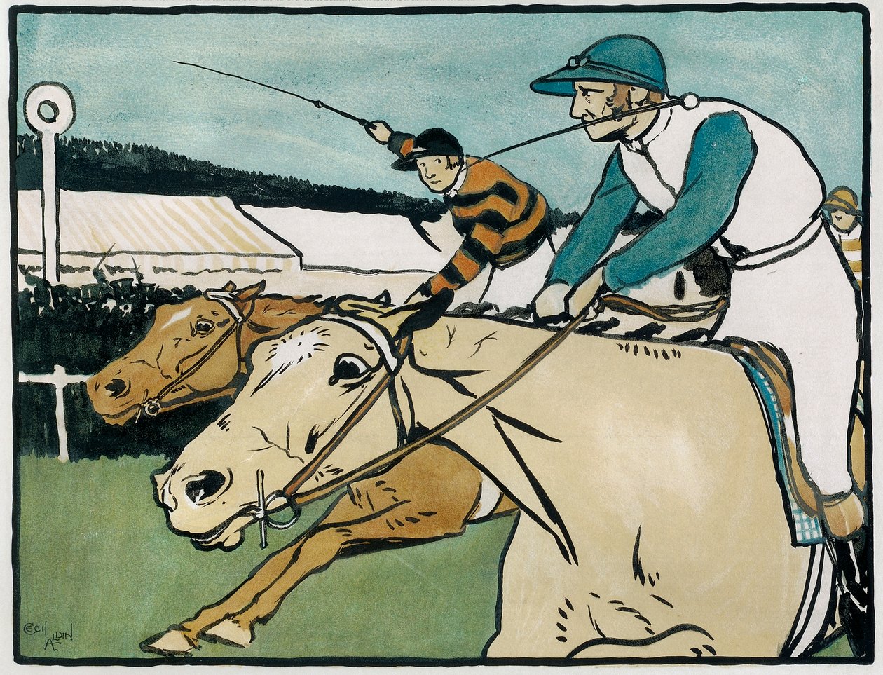 Régi angol sportok és játékok: Versenyzés alkotó: Cecil Charles Windsor Aldin