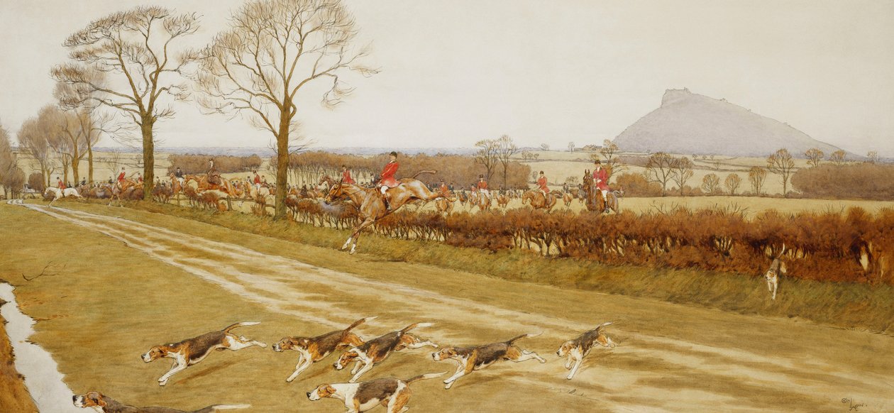 A Cheshire – távol Tattenhalltól, 1912 alkotó: Cecil Charles Windsor Aldin