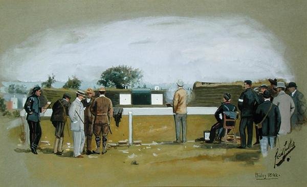 A Pistol Range, Bisley Camp alkotó: Cecil Cutler