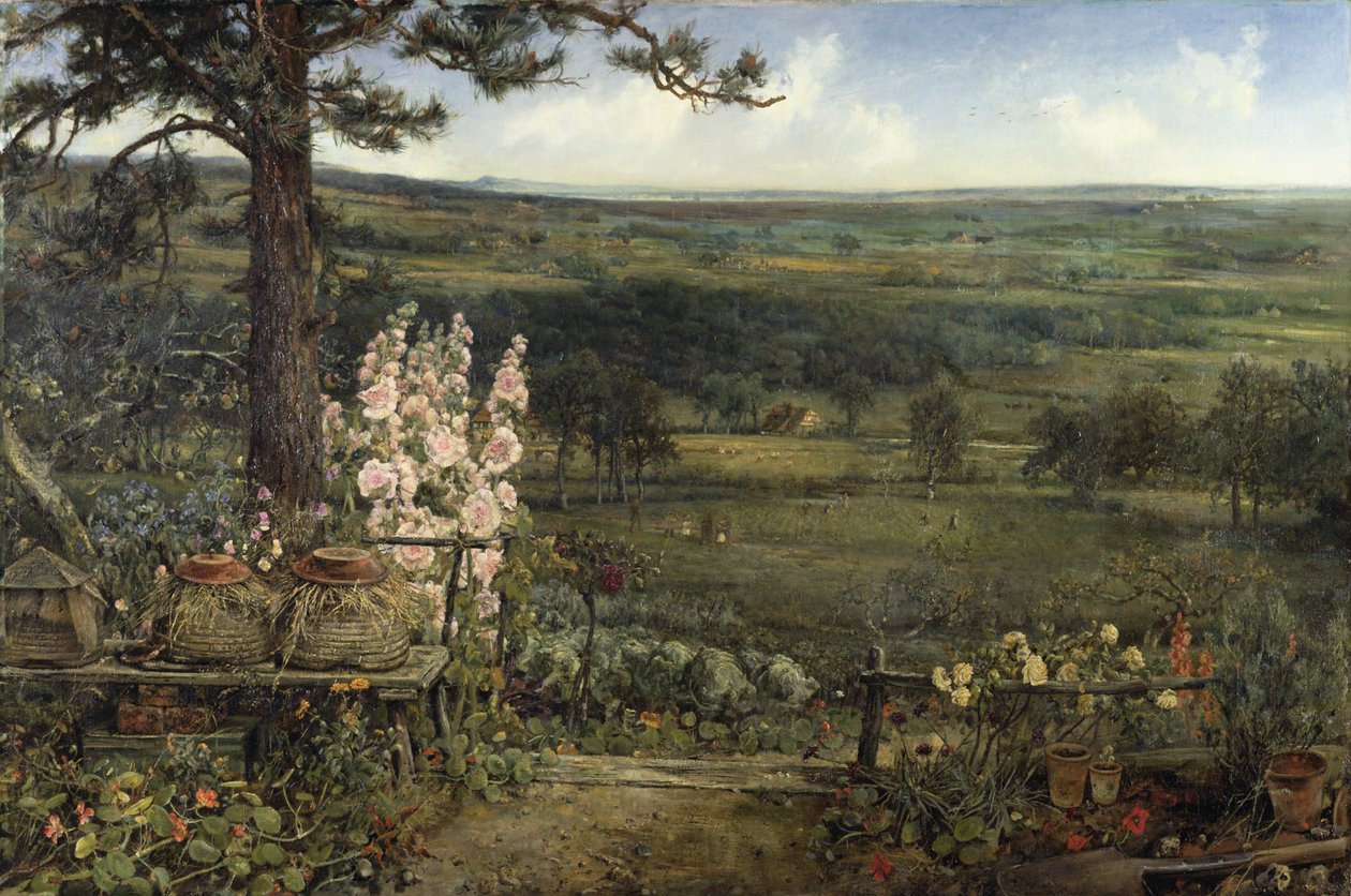 A miniszter kertje (olaj, vászon) alkotó: Cecil Gordon Lawson