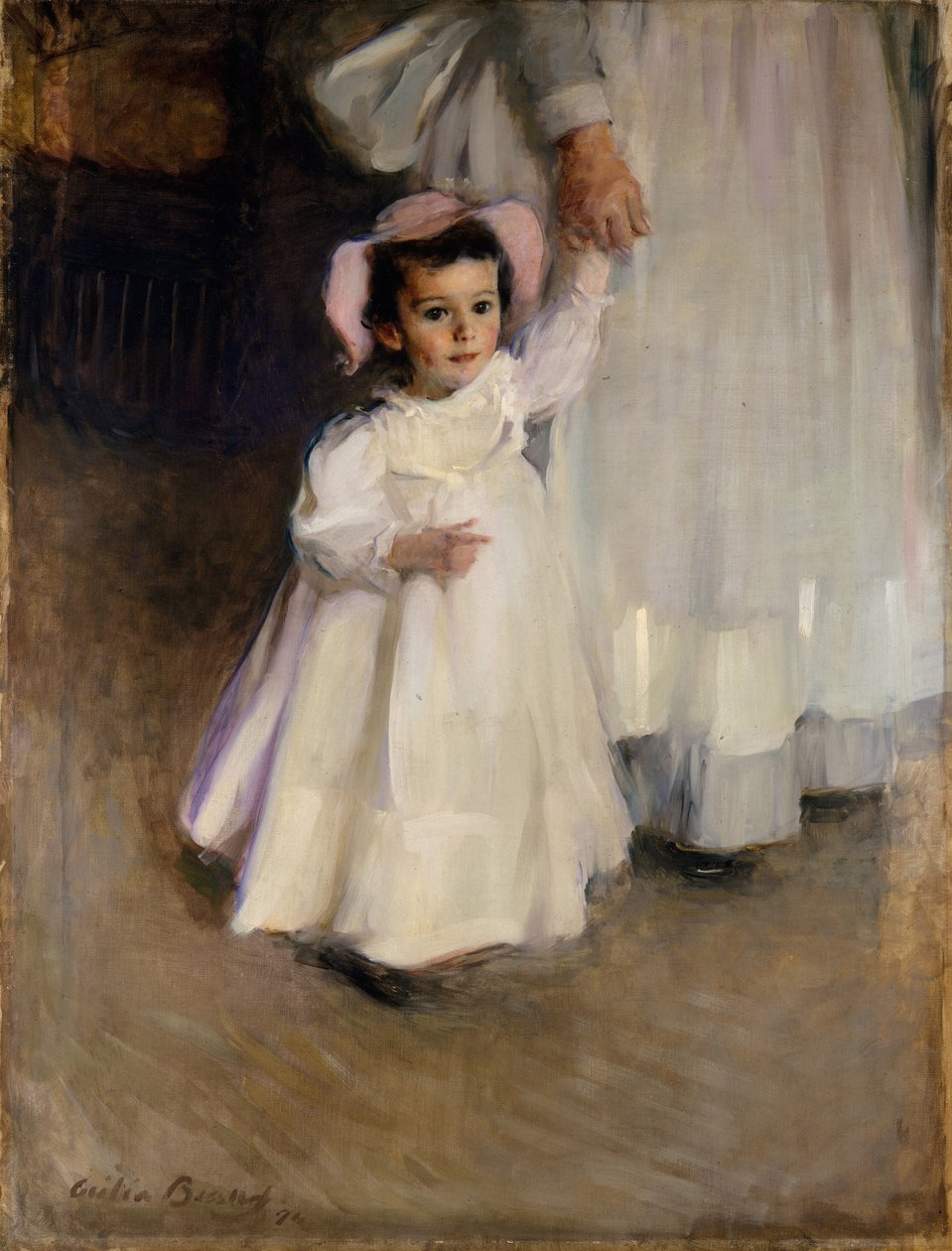 Ernesta (Gyermek ápolónővel), 1894 alkotó: Cecilia Beaux