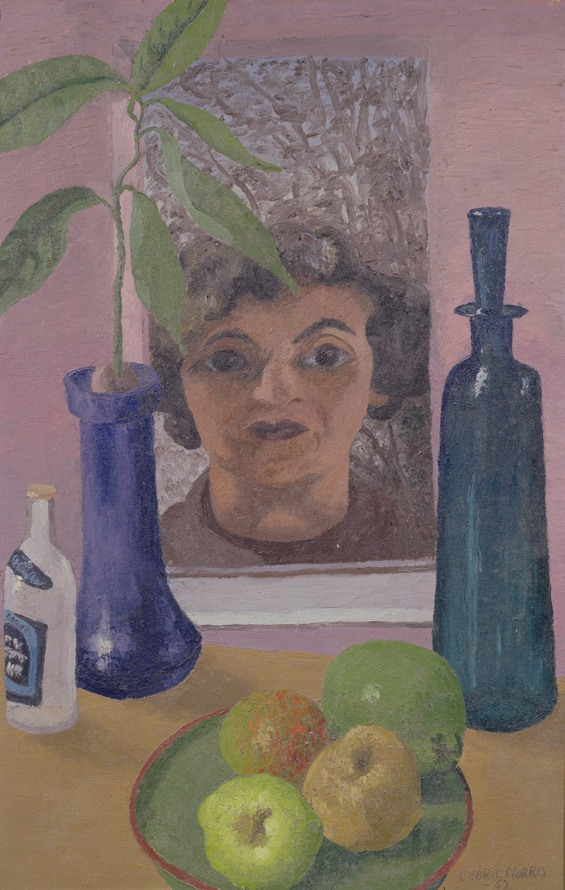 Millie az ablakban alkotó: Cedric Morris