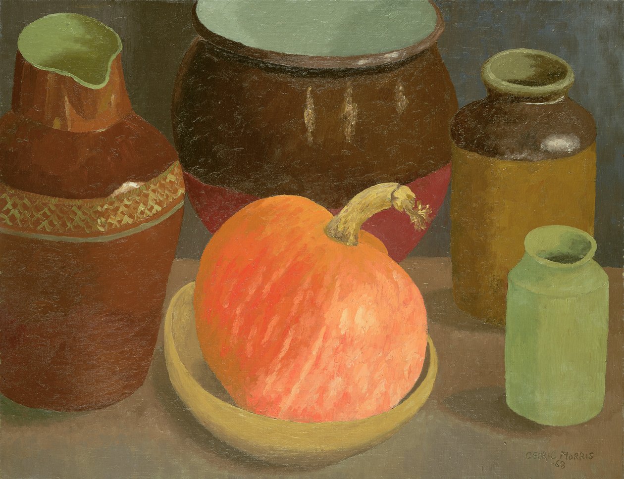 Sütőtök és edények alkotó: Cedric Morris