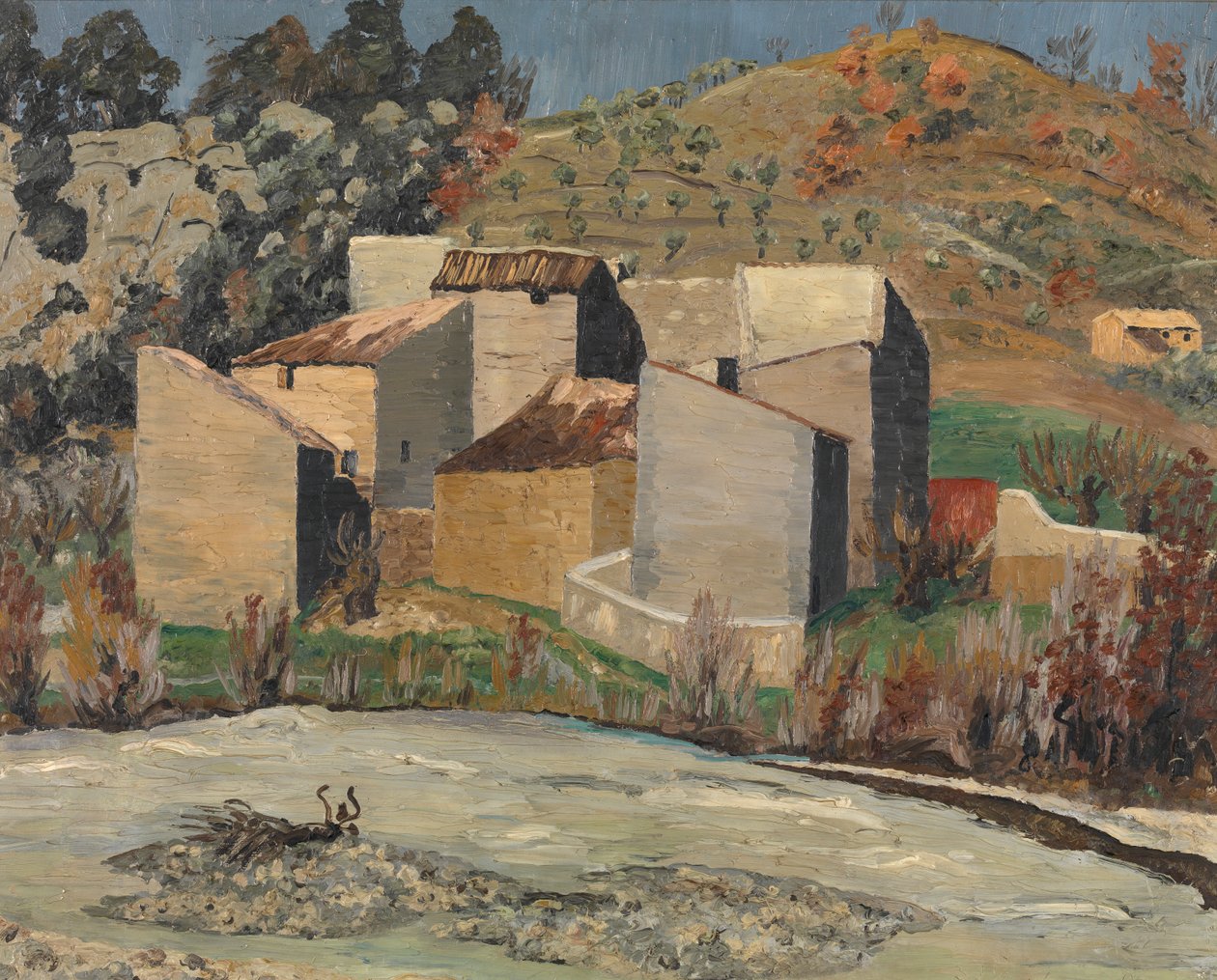 Kilátás Ceretre alkotó: Cedric Morris
