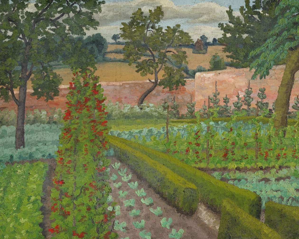 Háborús kert (olaj, vászon) alkotó: Cedric Morris