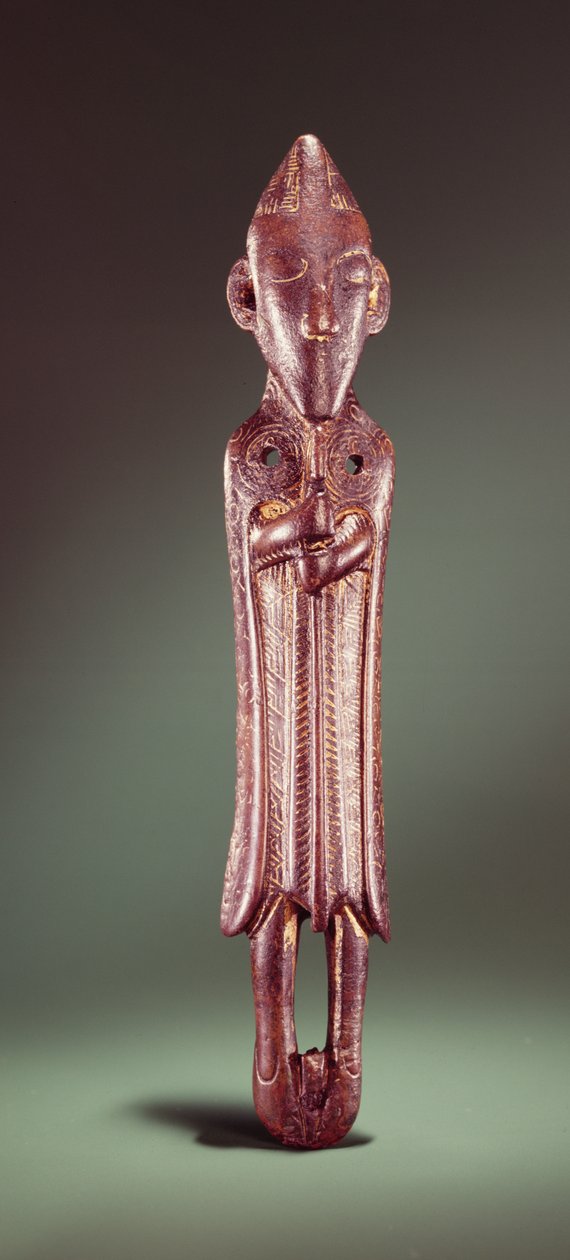 Egyházi, viking kori figura (aranyozott bronz) alkotó: Celtic