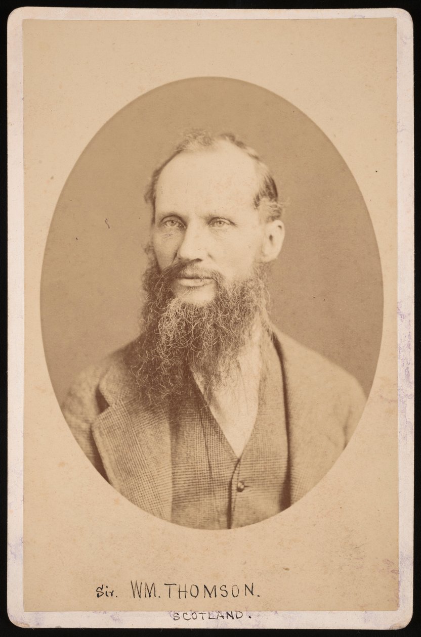 Sir William Thomson, Kelvin 1. báró 1824-1907, 1876 portréja. alkotó: Centennial Photographic Company