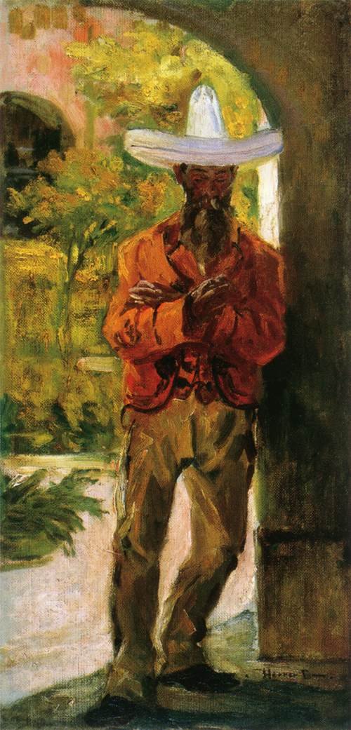 Kalapos ember alkotó: Cesar Herrer