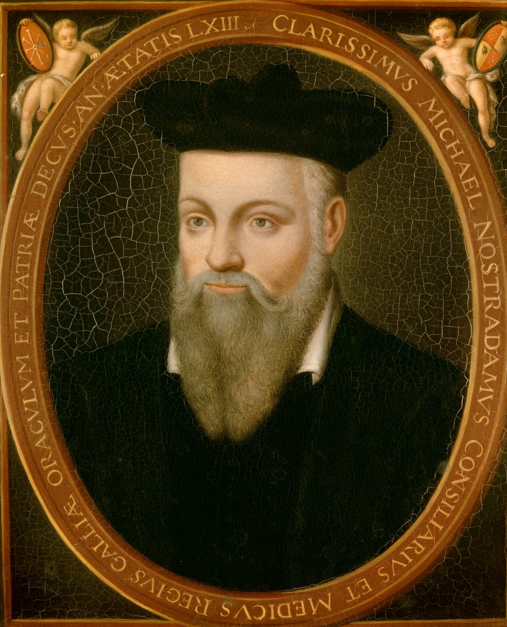 Michel de Nostradamus, Nostradamus néven ismert asztrológus portréja alkotó: Cesar Nostradamus