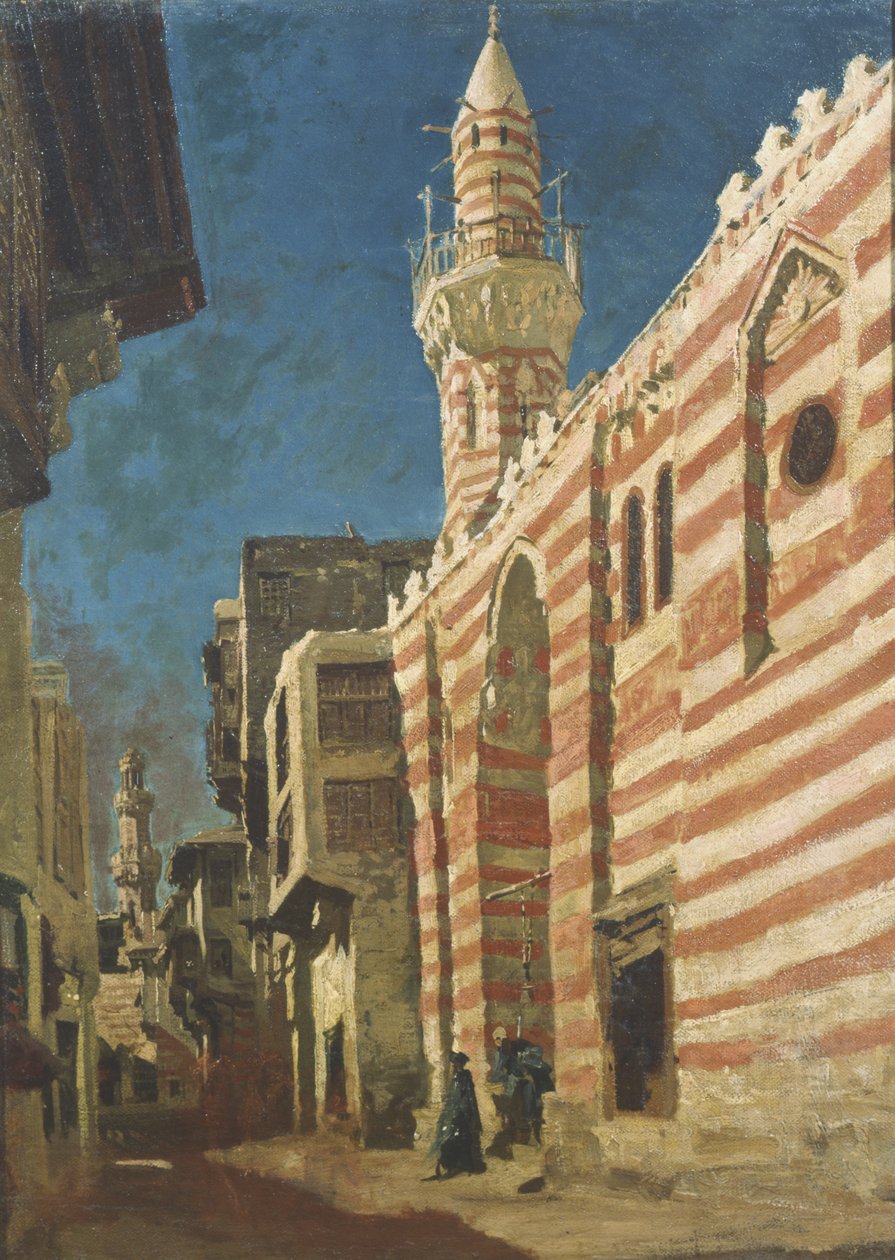 Utca egy arab városban alkotó: Cesare Biseo