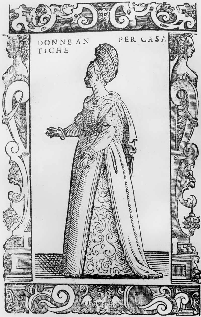 A ház asszonya, 1590 alkotó: Cesare Vecellio