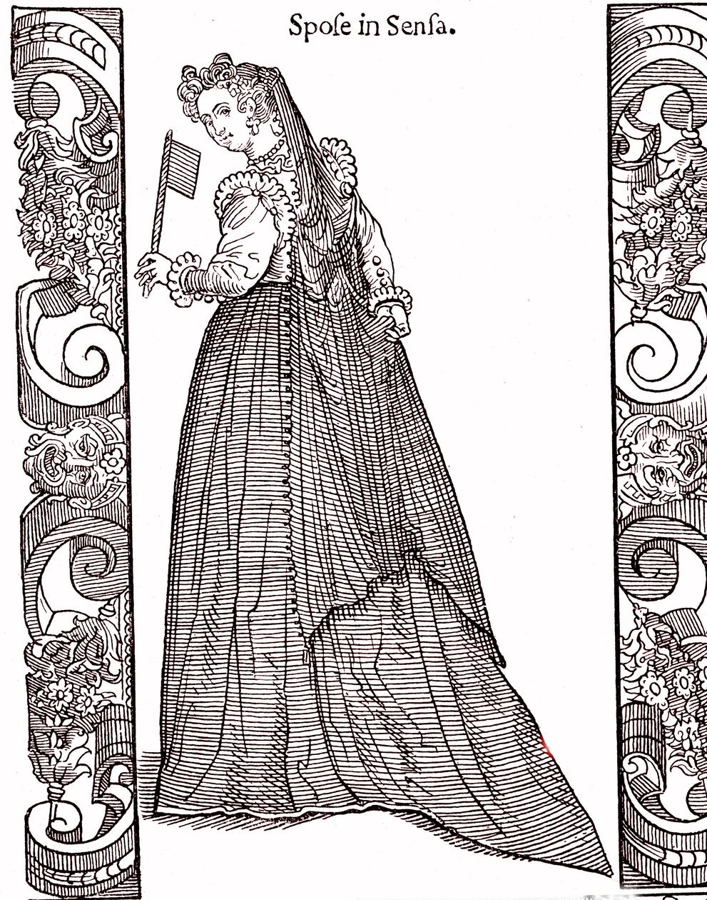 A bride in VENICE at the time of Ascension alkotó: Cesare (after) Vecellio