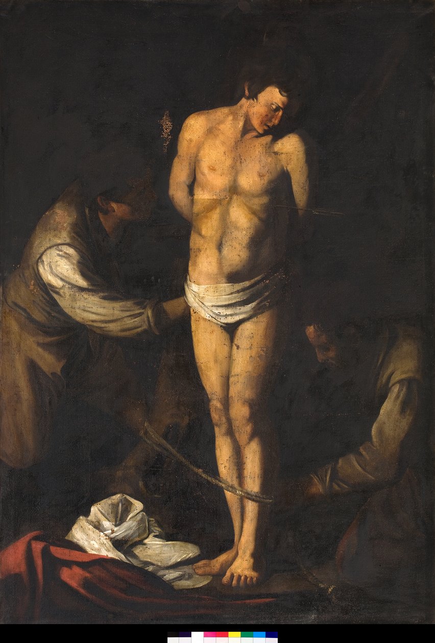 Szent Sebestyén a Canonici sekrestyében, 1768 körül alkotó: Cesare Ligari