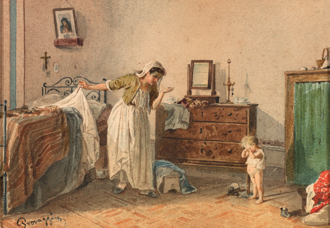Megrovás, 19. század. alkotó: Cesare Provaggi