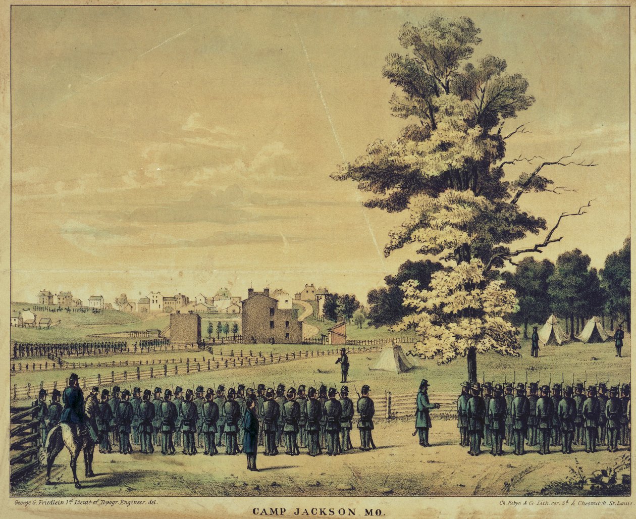 Camp Jackson, MO alkotó: George G. Friedlein