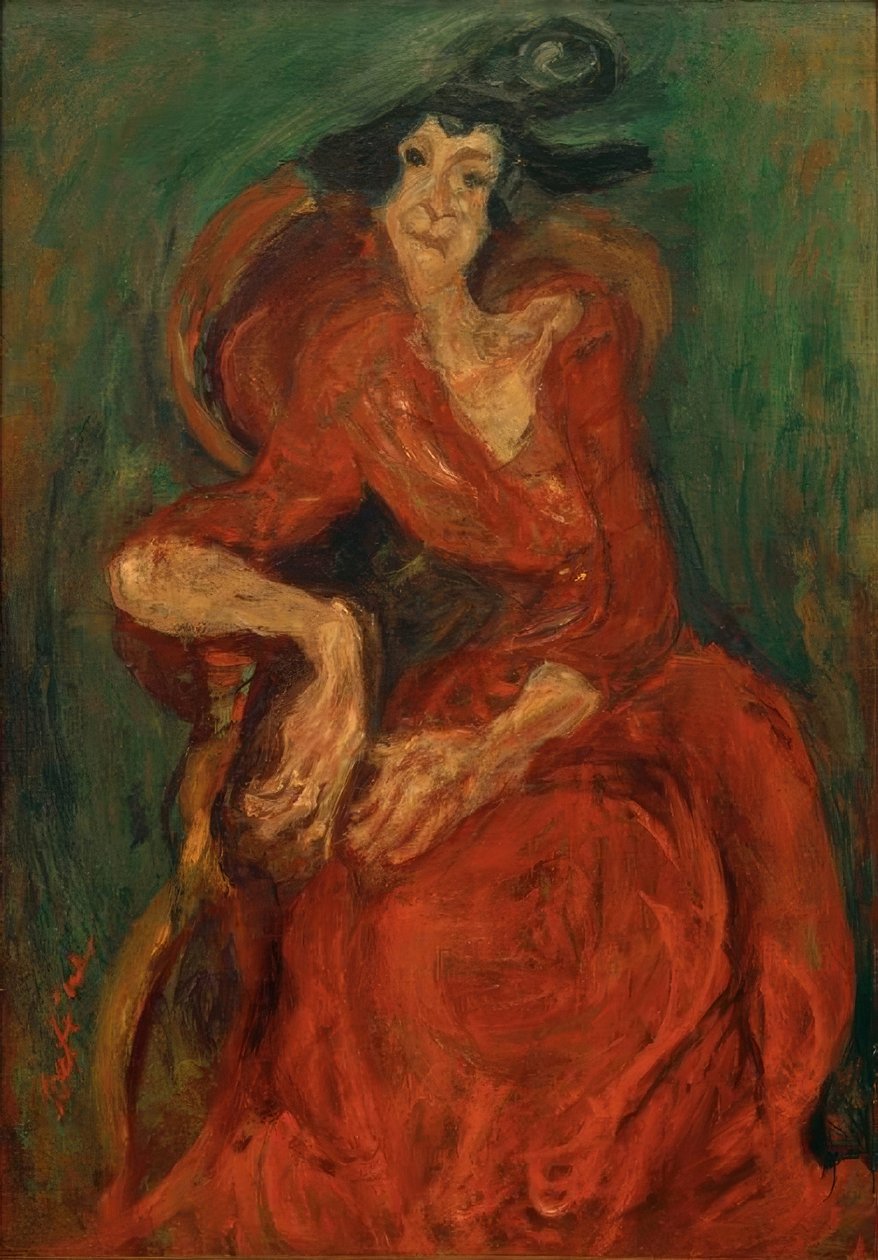 Ch. Soutine, Die Frau in Rot alkotó: Chaim Soutine
