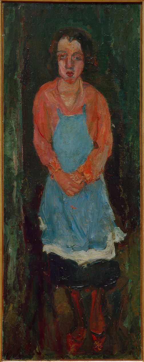 Kék kötényben főzzön alkotó: Chaim Soutine